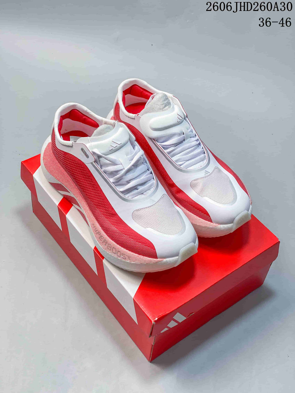 adidas Hyperboost Edge M Running Shoes Red White
