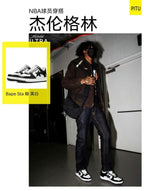 BAPE STA Low Black and White Sneakers 1H70-191-001