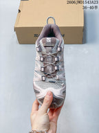 Salomon XA Pro 3D Low-Top Trail Running Shoes, Gray Pink