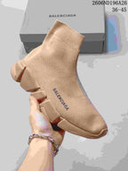 Balenciaga Speed Sock-Style Sneakers with Segmented Sole