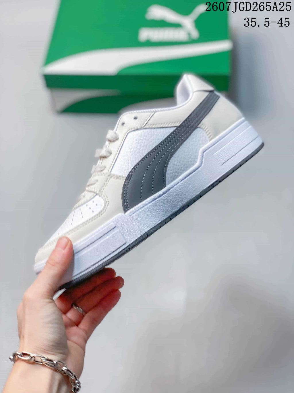 PUMA CA Pro Sneakers White and Gray 712250URY