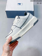 MLB Chunky Liner Low-Top Sneakers in White and Navy