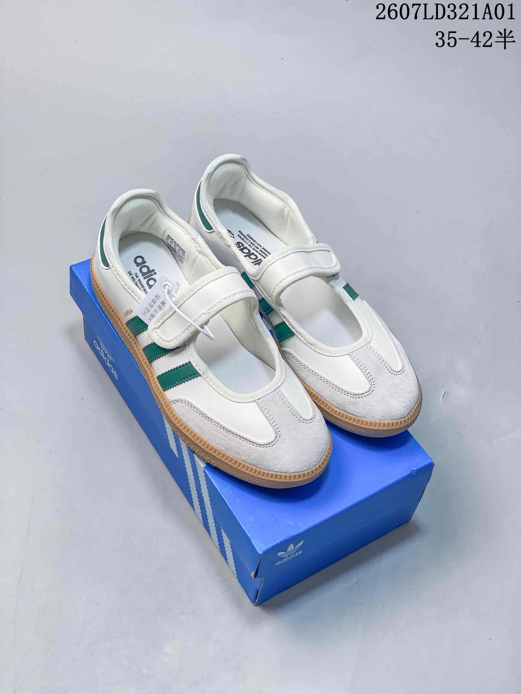 adidas Originals Samba Jane Mary Jane Sneakers, Blue, 2607LD321A01