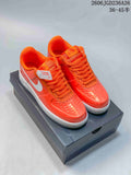 Nike Air Force 1 '07 Low Sneakers in Orange and White