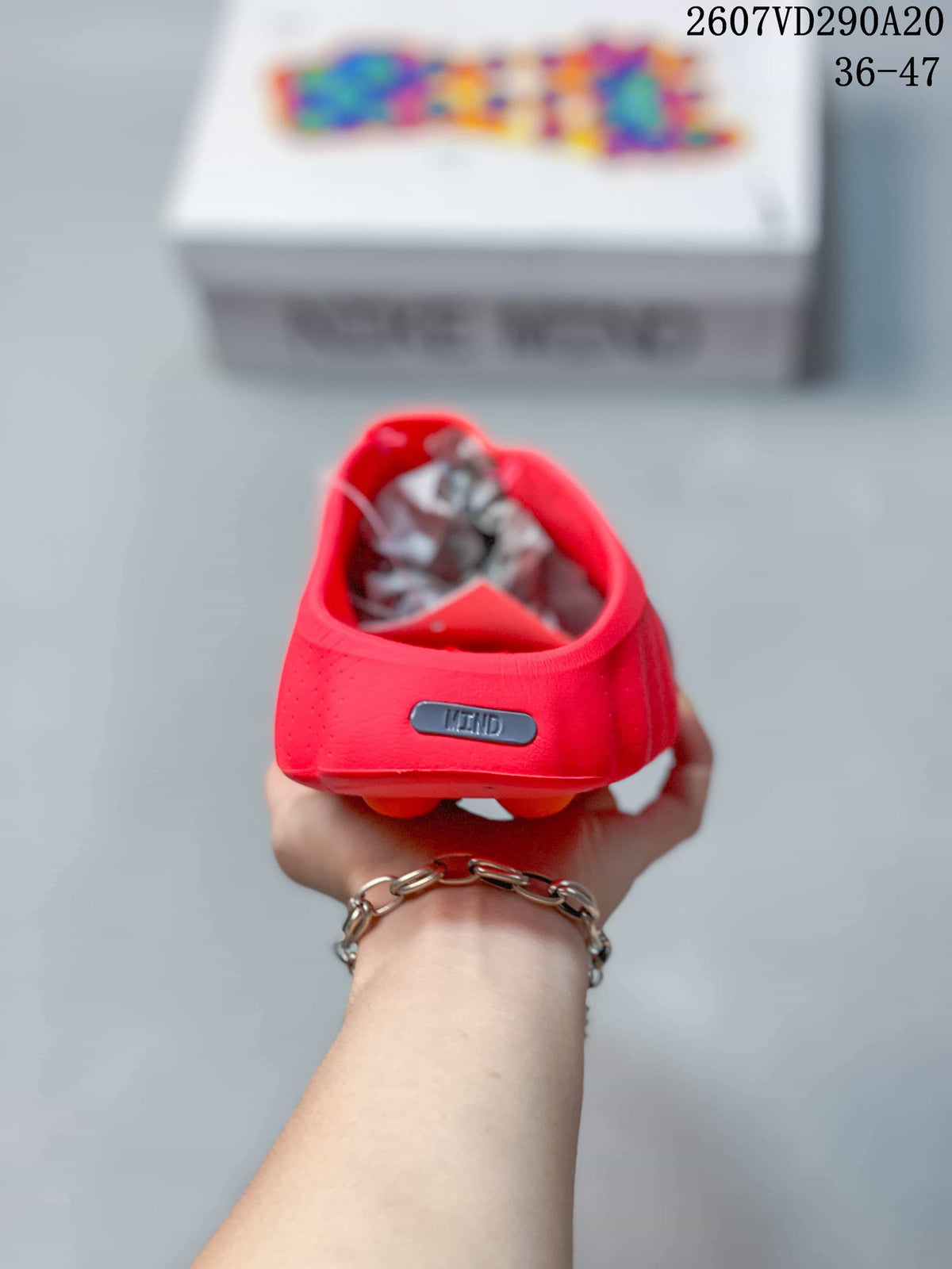 Nike Mind 001 Red Massage Slides