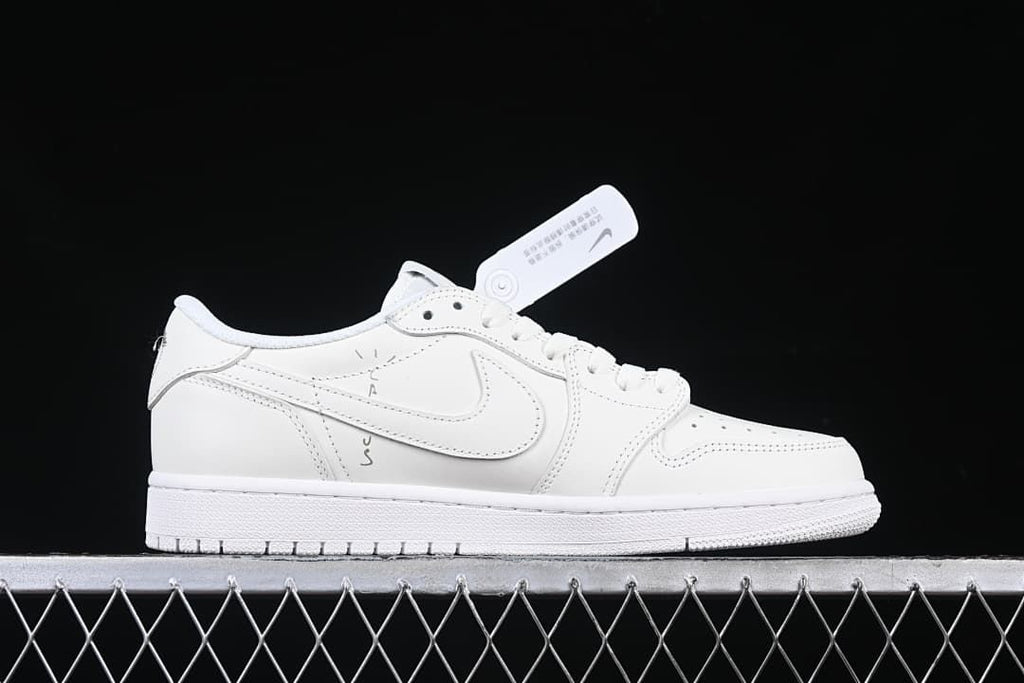 Jordan 1 Low OG SP Travis Scott White Sneakers TD1228-111