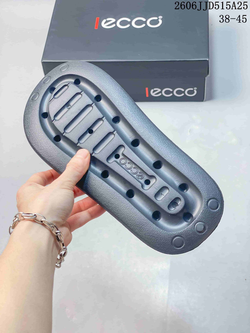 ECCO 2606JJD515A25 Dark Gray Sport Sandals