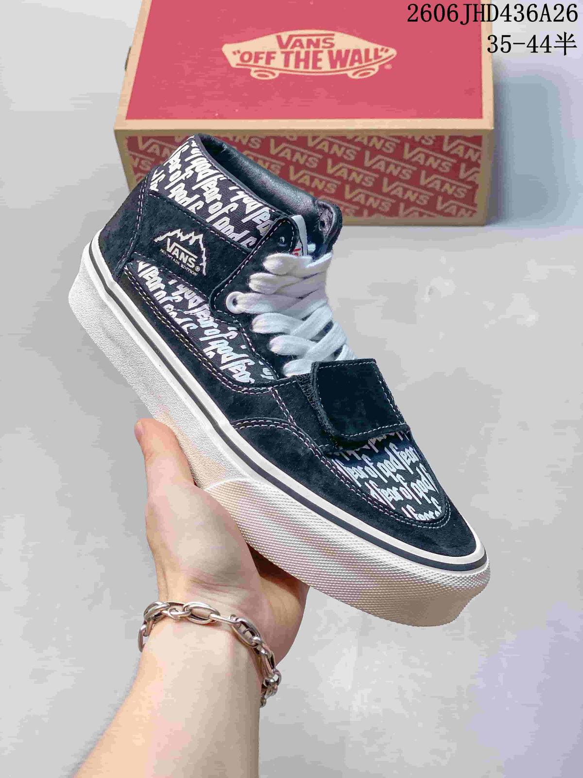 Fear of God x Vans Era 95 Reissue Sneakers, Black and White