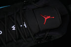 Jordan Air Jordan 12 Retro Black and Gamma Blue High-Top Sneakers