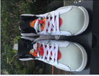 Air Jordan 6 Sneakers in White, Grey and Red