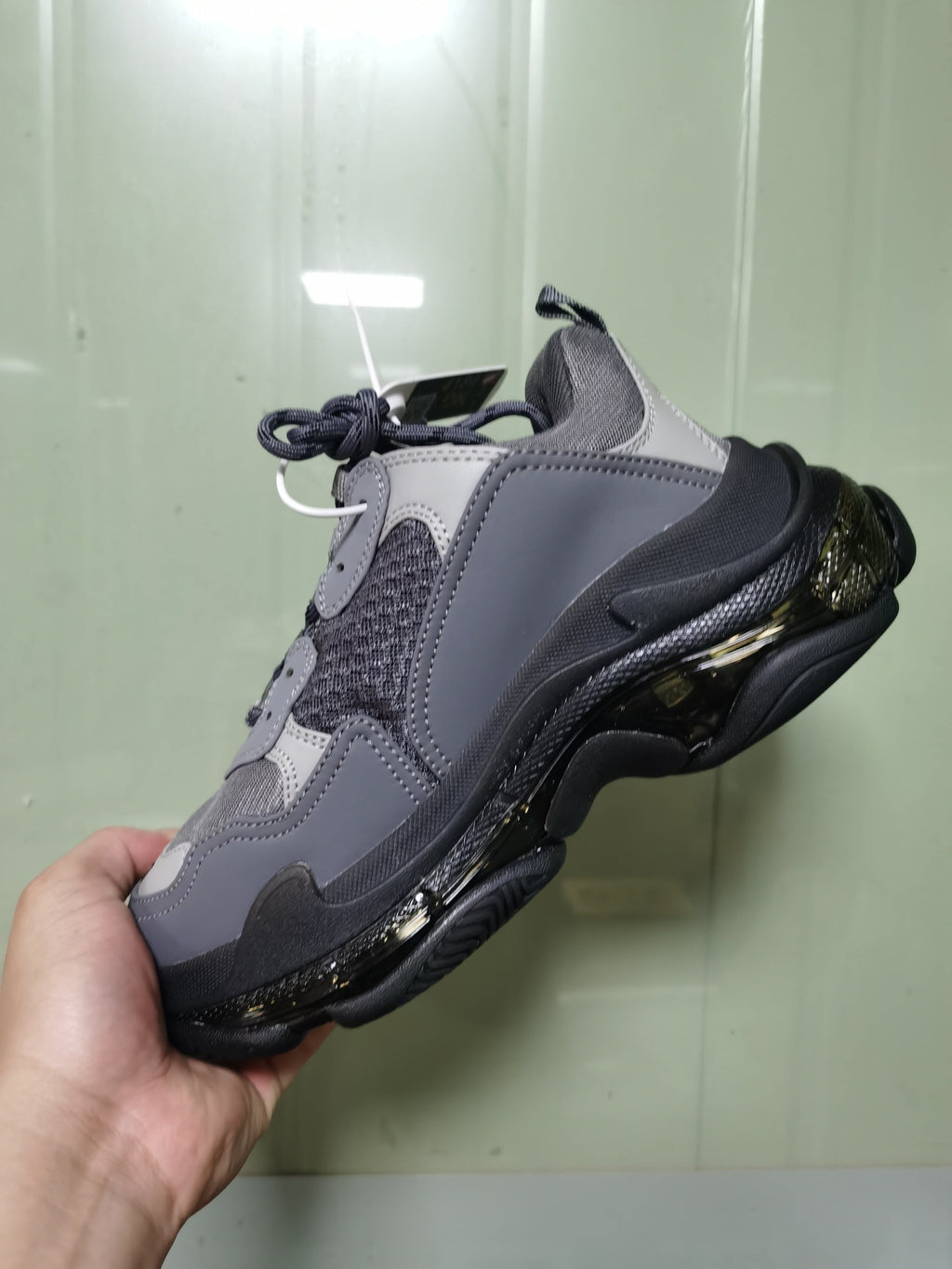 Balenciaga Triple S Sneakers Black Ash 5761