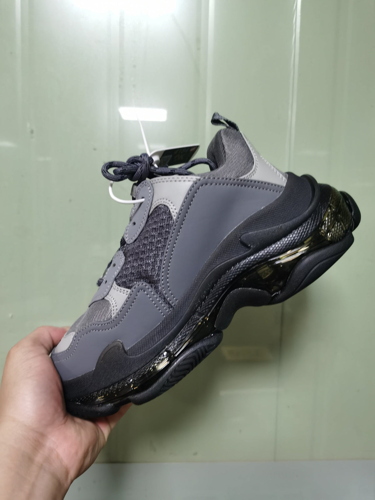 Balenciaga Triple S Sneakers Black Ash 5761