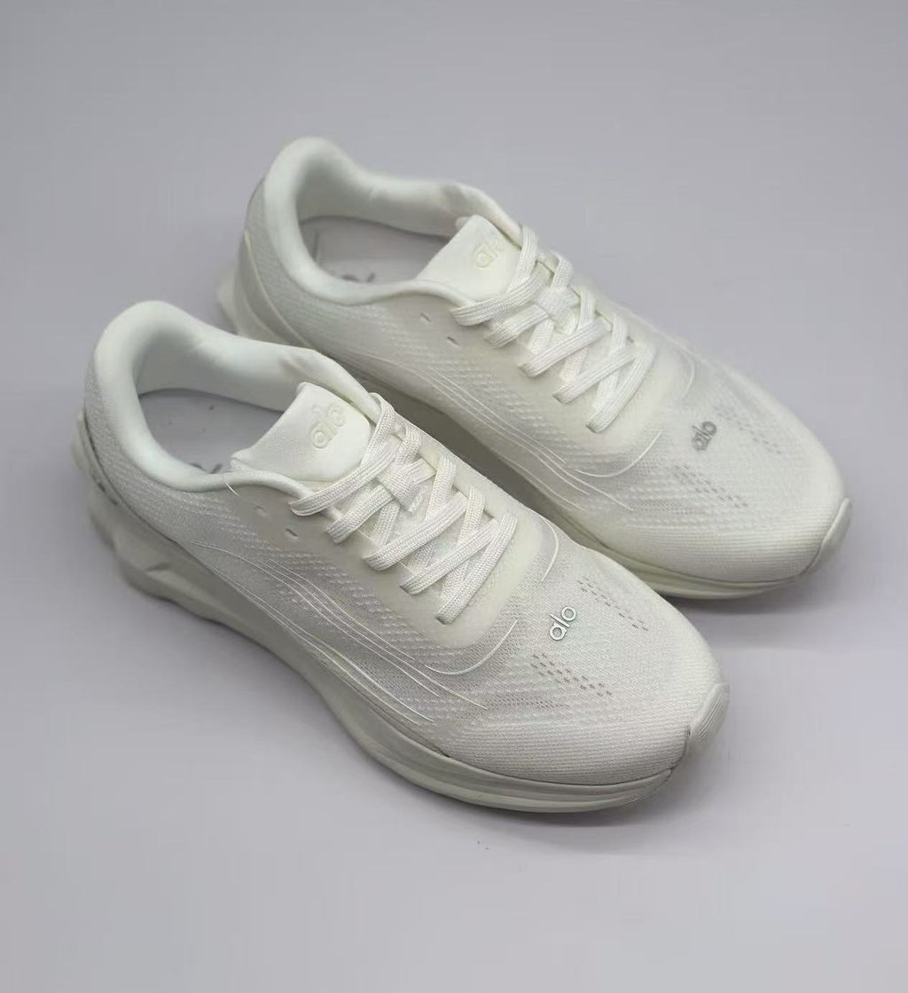 Alo White Low-Top Sneakers