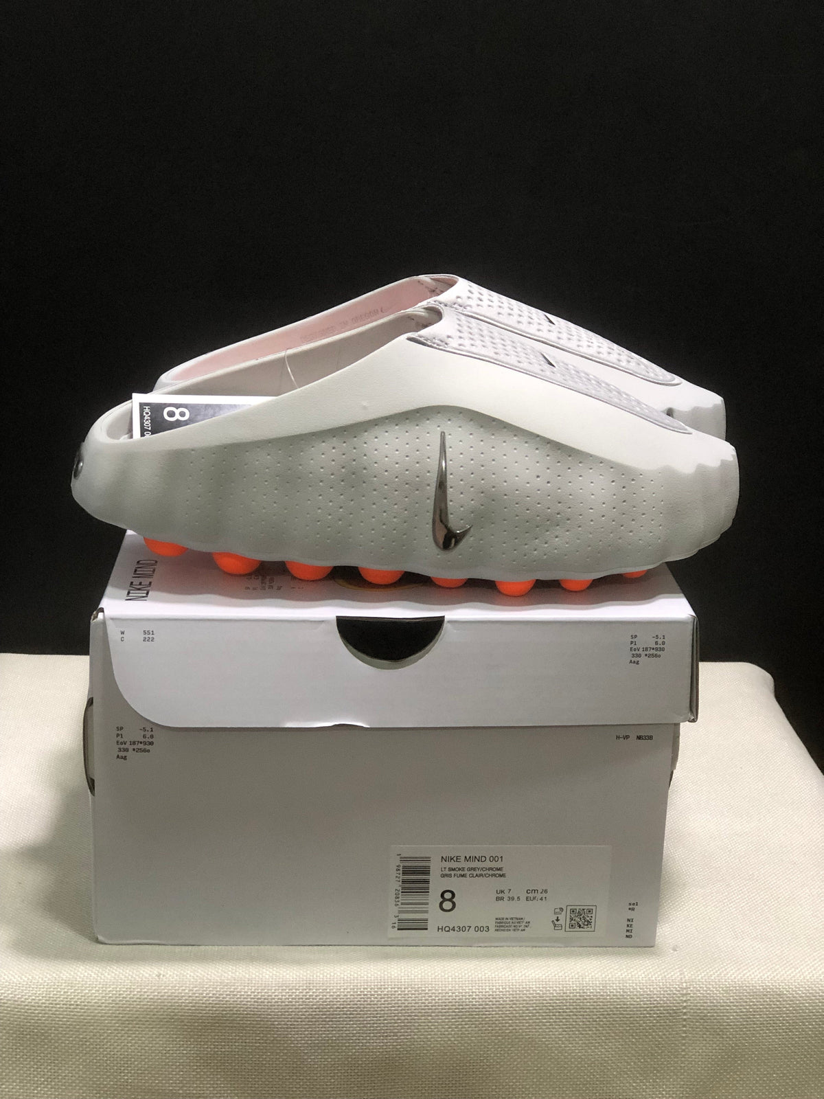 Nike Mind 001 Slide Sneakers Light Smoke Grey HQ4307-003