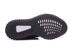 Yeezy 350 V2 Black Knit Low-Top Sneakers