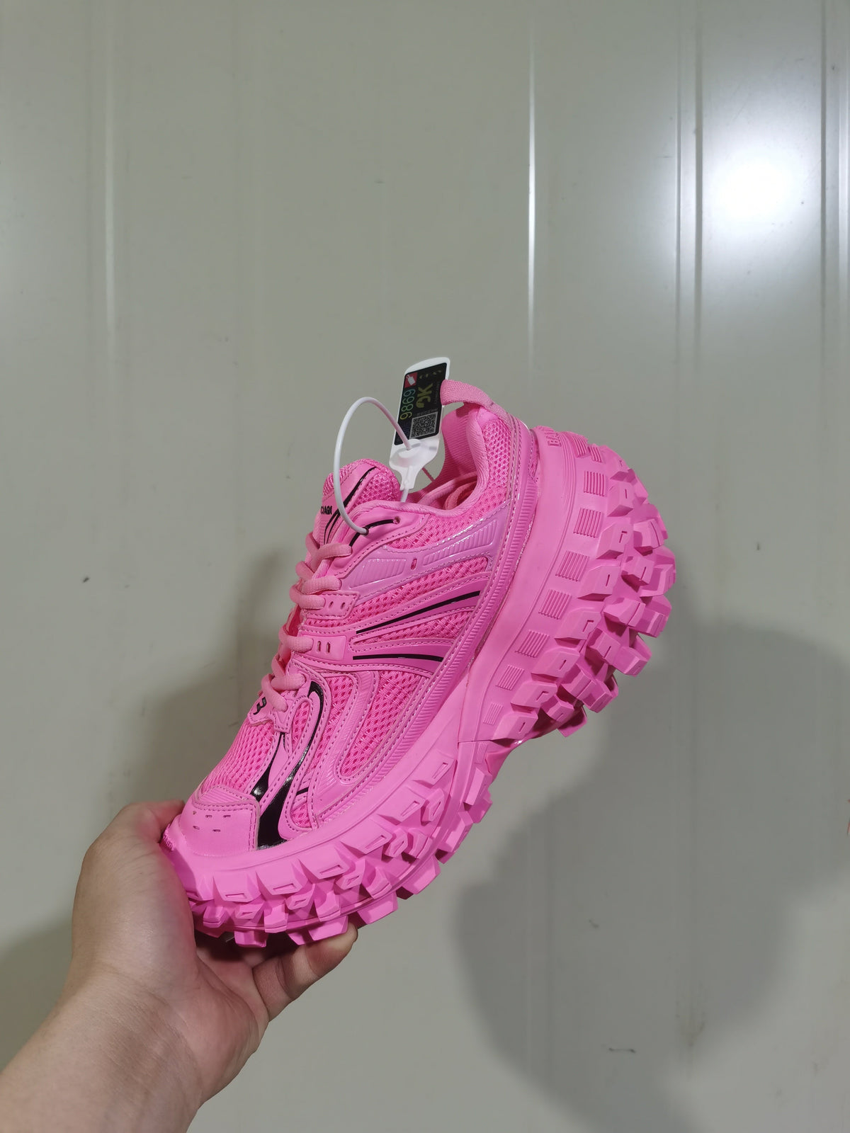 Pink Chunky Trail Sneakers 5000
