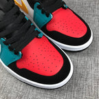 Jordan 1 Mid Multicolor High-Top Sneakers