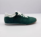 Alo Green Low-Top Sneakers with White Details