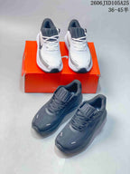 Nike Air Zoom Pegasus Running Shoes, White and Charcoal
