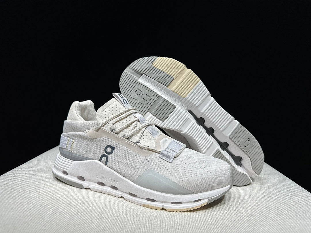 On Cloudnova 2 Sneakers in Light Gray