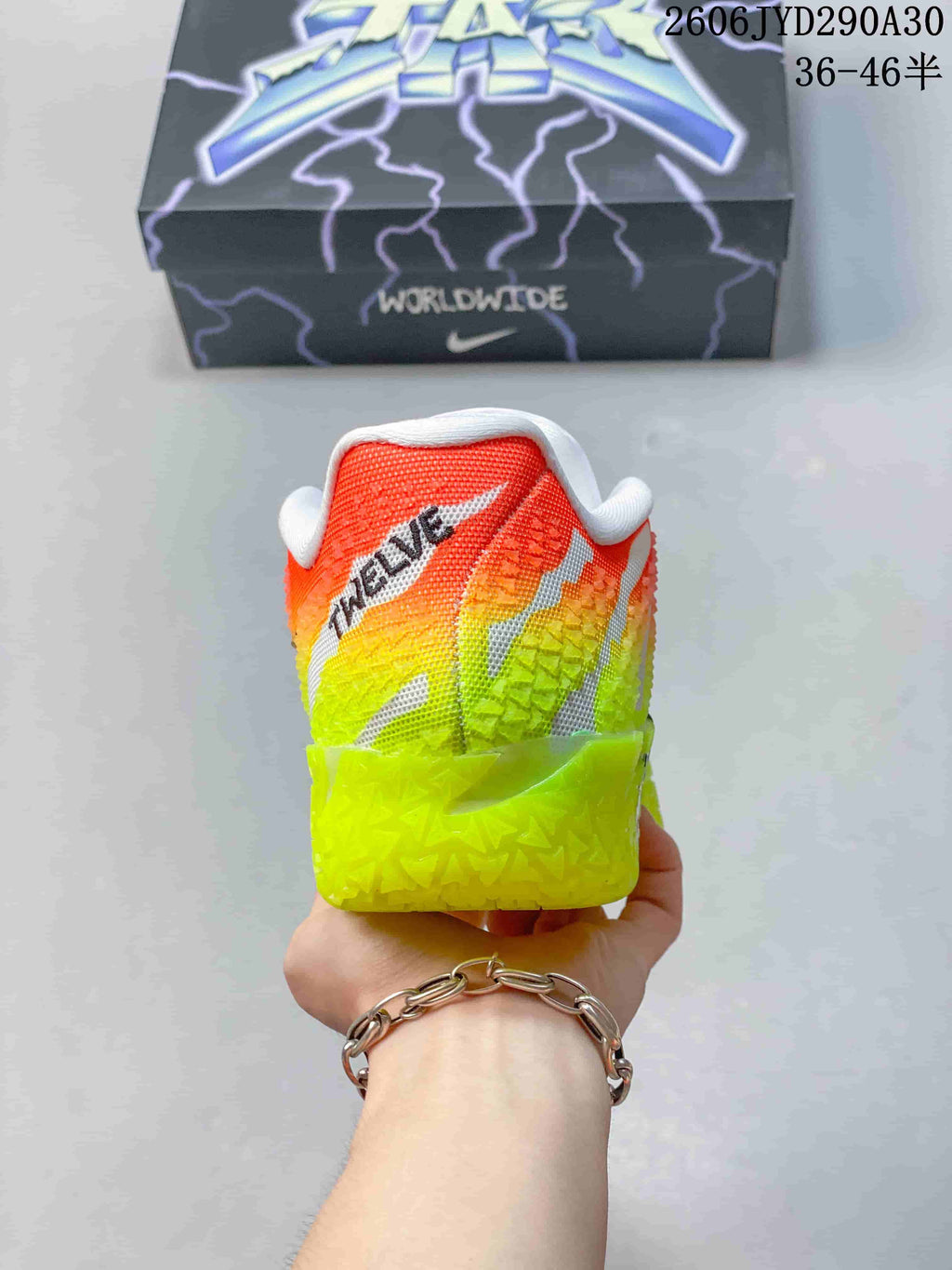 Nike Ja 3 Basketball Shoes Neon Yellow Orange White