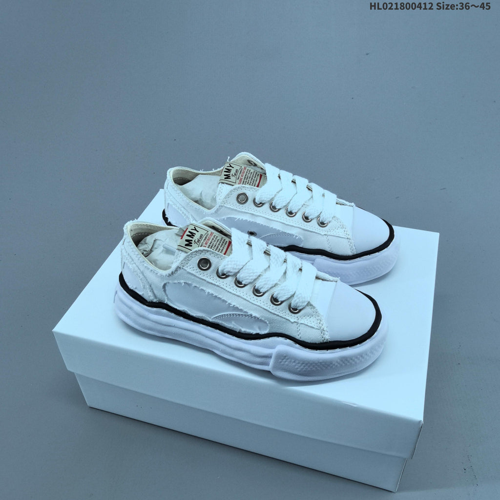 Maison MIHARA YASUHIRO Blakey Low Sneakers, White