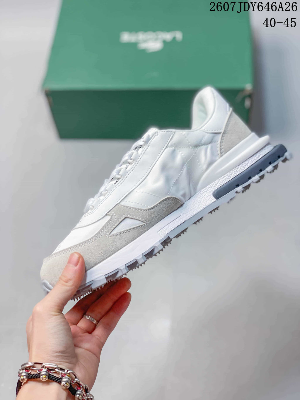Lacoste Low-Top Sneakers White and Gray JDY646A26