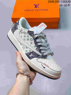 Jordan Air Jordan 1 Low OG SP Sneakers, White and Denim Print