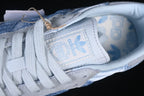 adidas Samba OG HQ5160 Blue Satin Sneakers