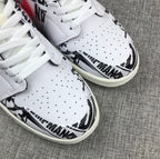 Jordan Air Jordan 1 Mid Graphic Sneakers Black White