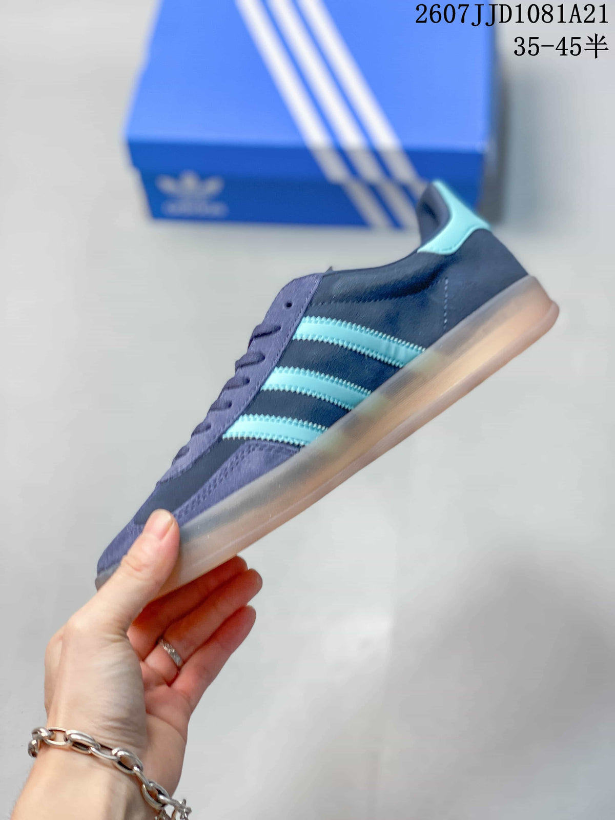 adidas Gazelle Indoor Sneakers Navy Turquoise