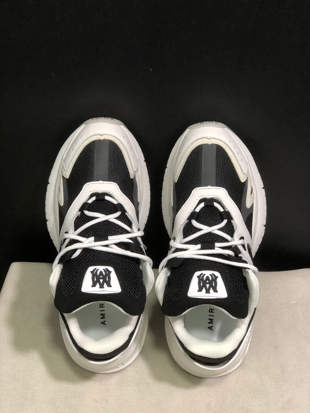 AMIRI MA Runner Sneakers White Black