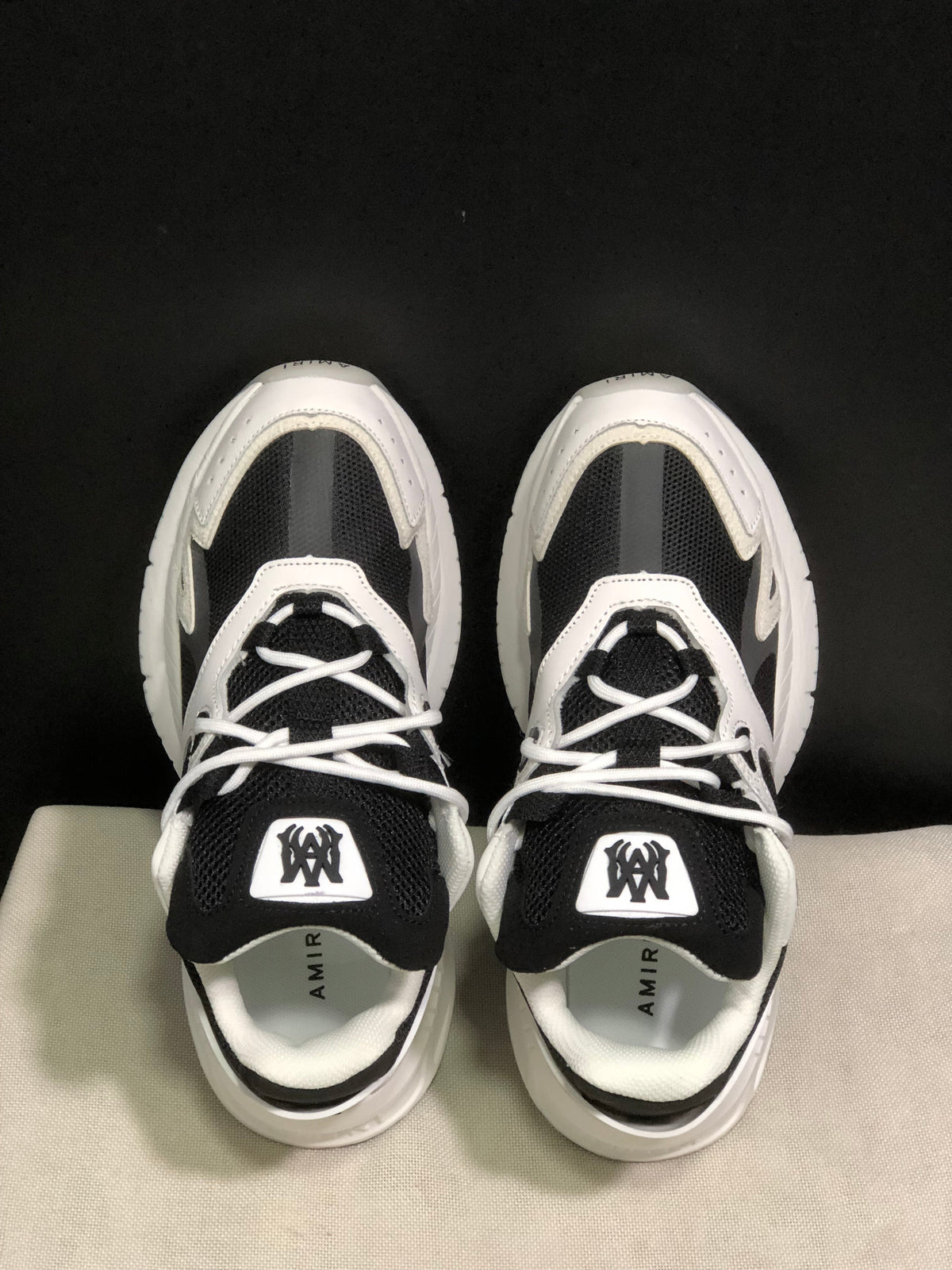 AMIRI MA Runner Sneakers White Black
