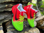 Nike Kobe 6 Basketball Shoes in Red and Volt Green