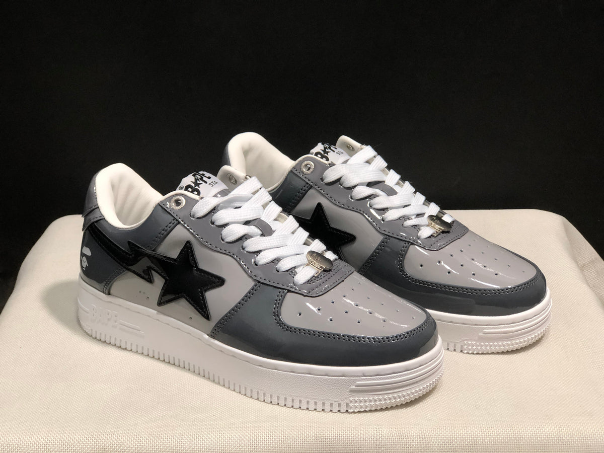 BAPE Bapesta Low-Top Sneakers Dark Gray