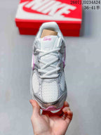 Nike V5 RNR Running Sneakers White Silver Pink 712140RRY