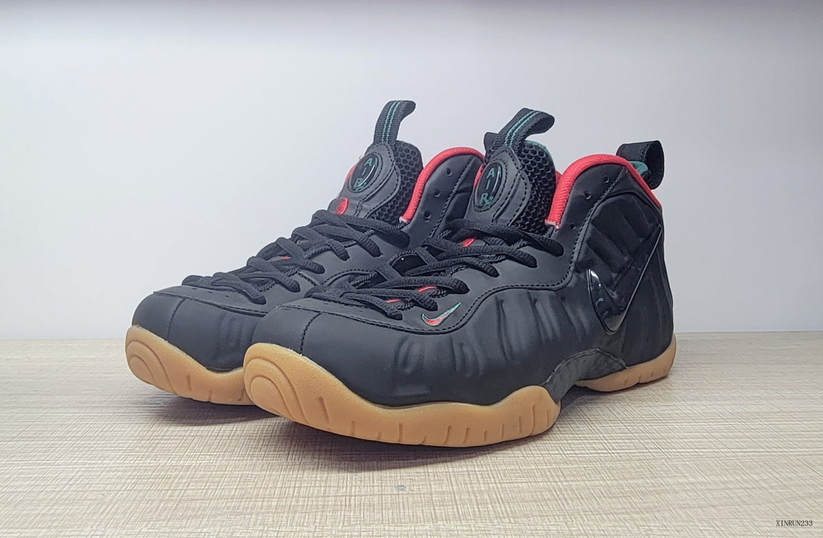 Nike Air Foamposite Pro Black Gum Basketball Sneakers