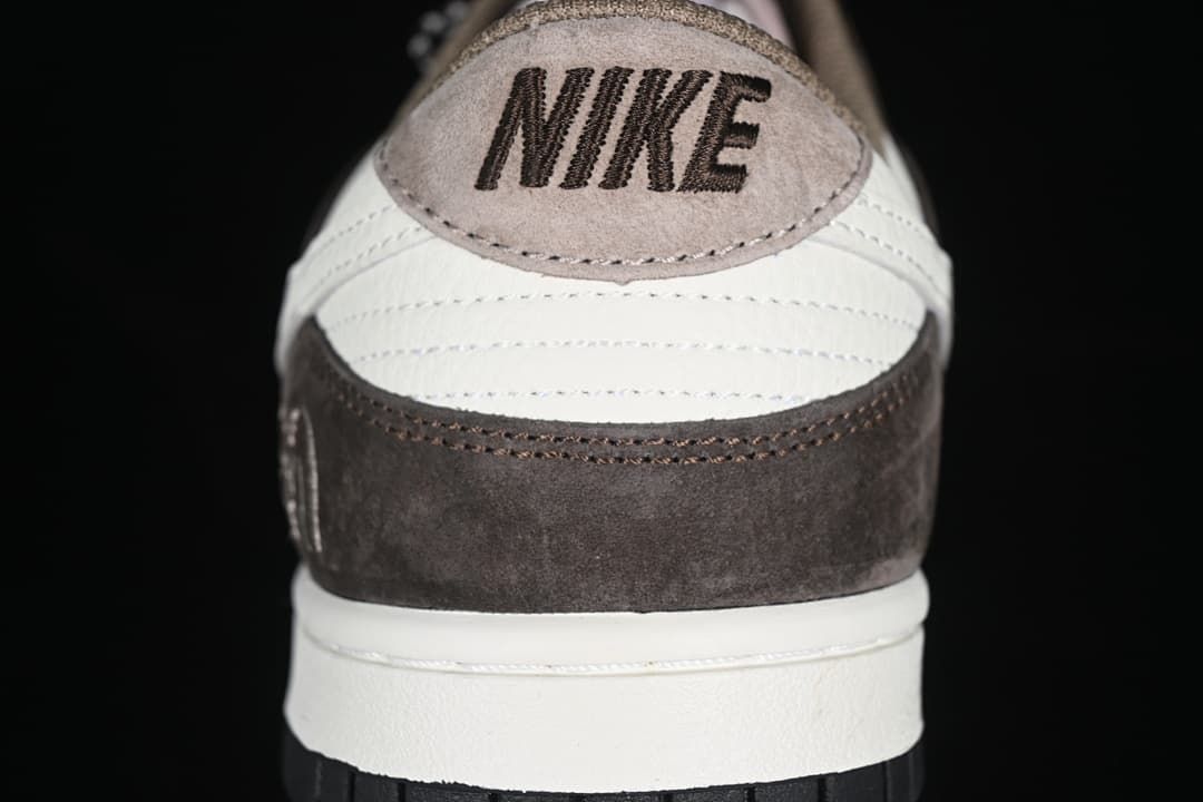 Nike Dunk Low Brown and White Sneakers