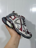 Puma Runner Sneakers Metallic White and Wine Red 727767
