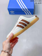 adidas Samba OG Mule Sneakers White Brown KH7719