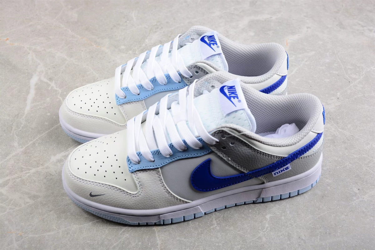 Nike SB FB1843-141 Low-Top Sneakers White Blue