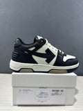 Off-White Out Of Office Low-Top Sneakers Black White OMAI89C99LEA0070110