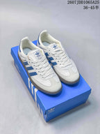 Adidas Samba Vegan OG Sneakers White Blue 712050