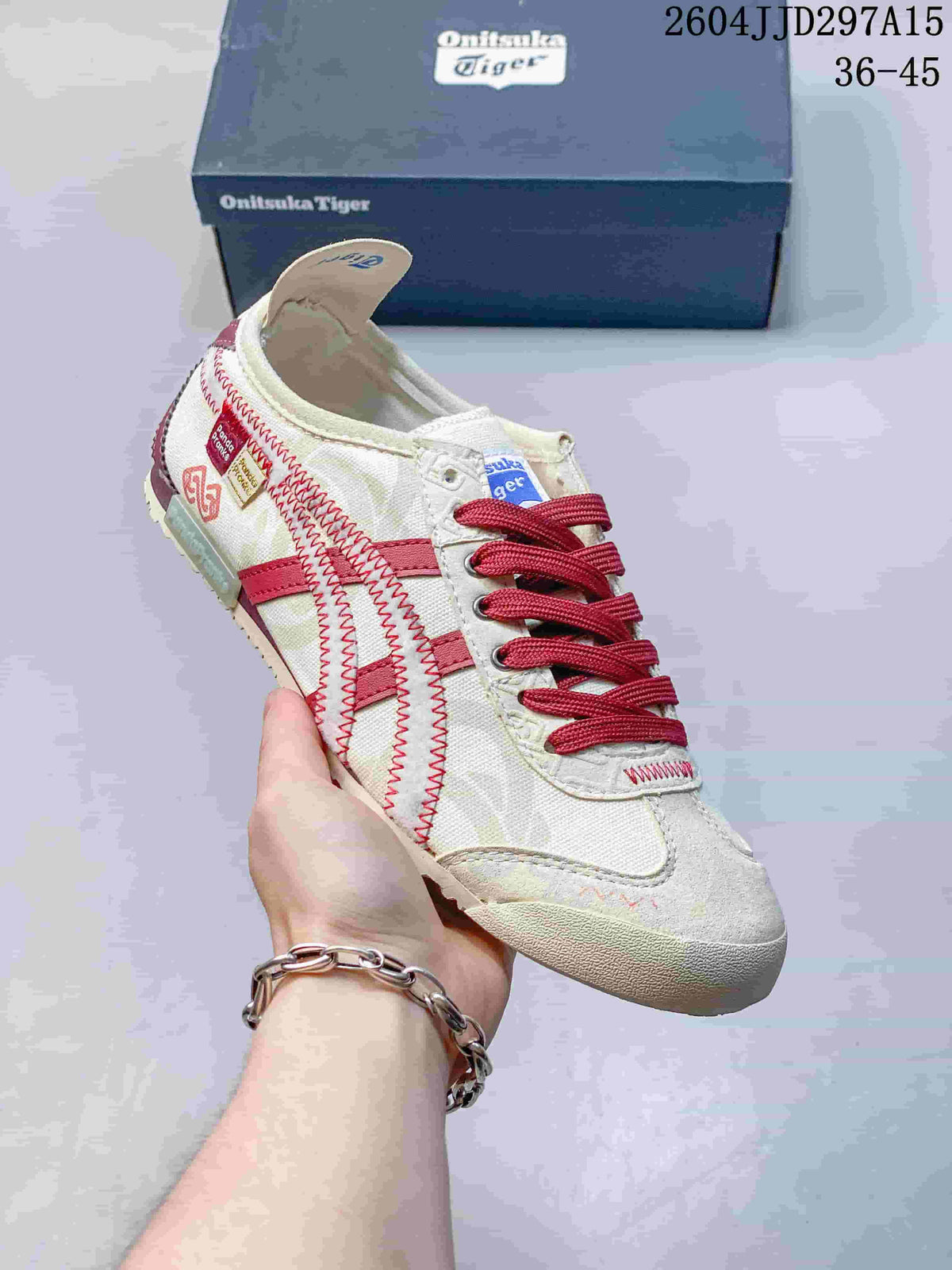 Onitsuka Tiger Mexico 66 Sneakers Cream Red TD297A15