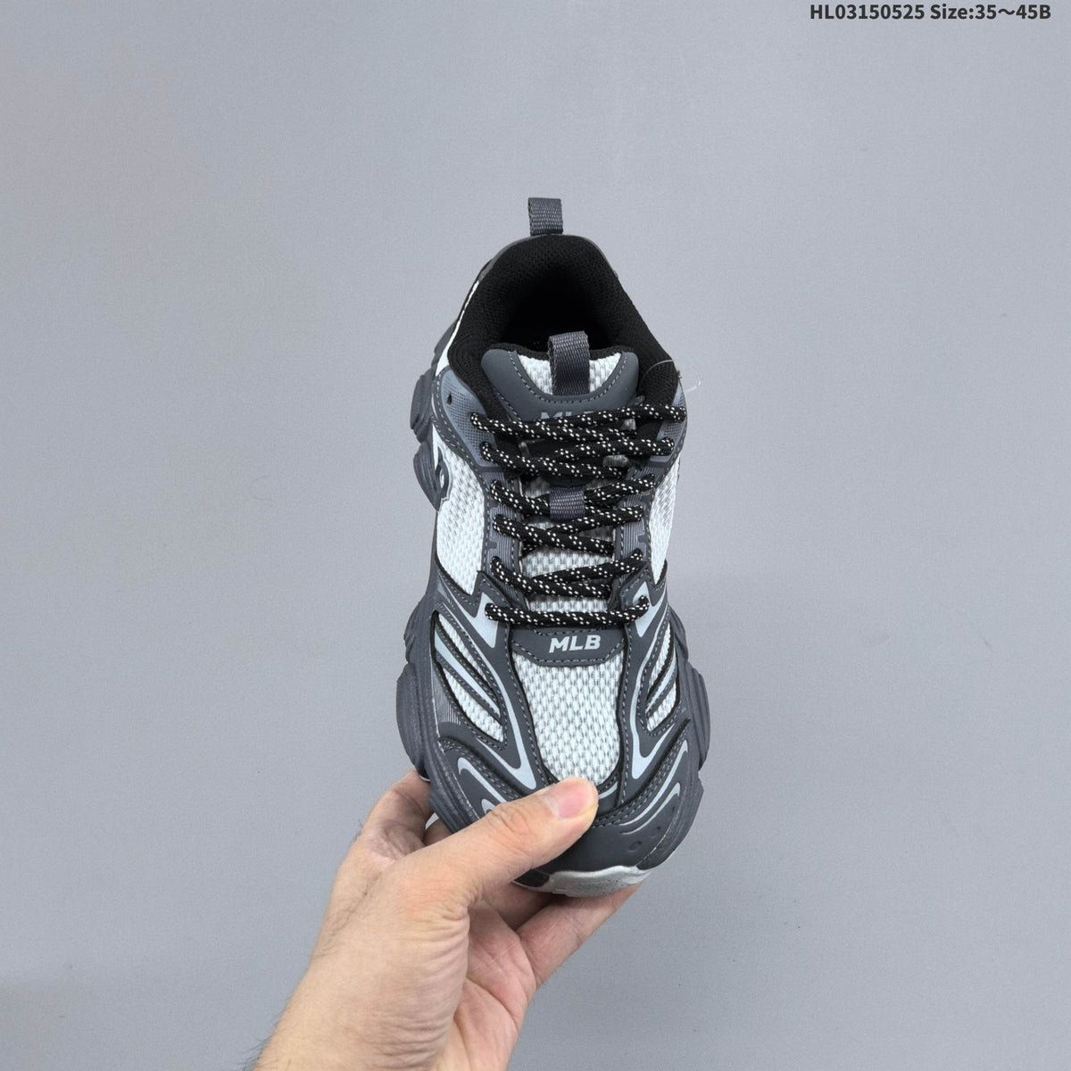 MLB Winner Chunky Low-Top Sneakers in Gray and White