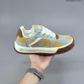 Louis Vuitton Tilted Low Sneakers in Blue and Yellow Check