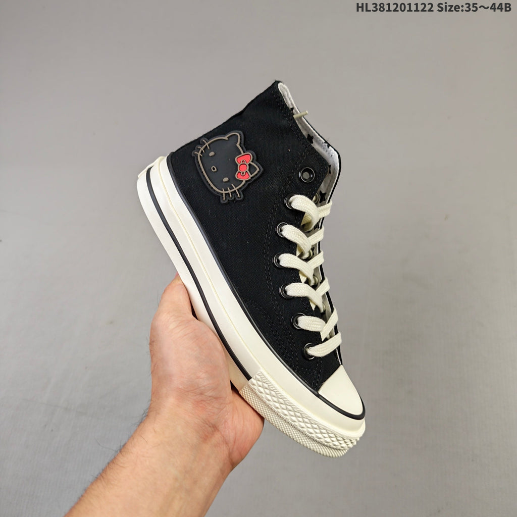 Converse Hello Kitty Black High-Top Sneakers, HL381201122