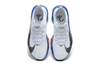 Nike ZoomX Running Shoes, White Blue and Orange