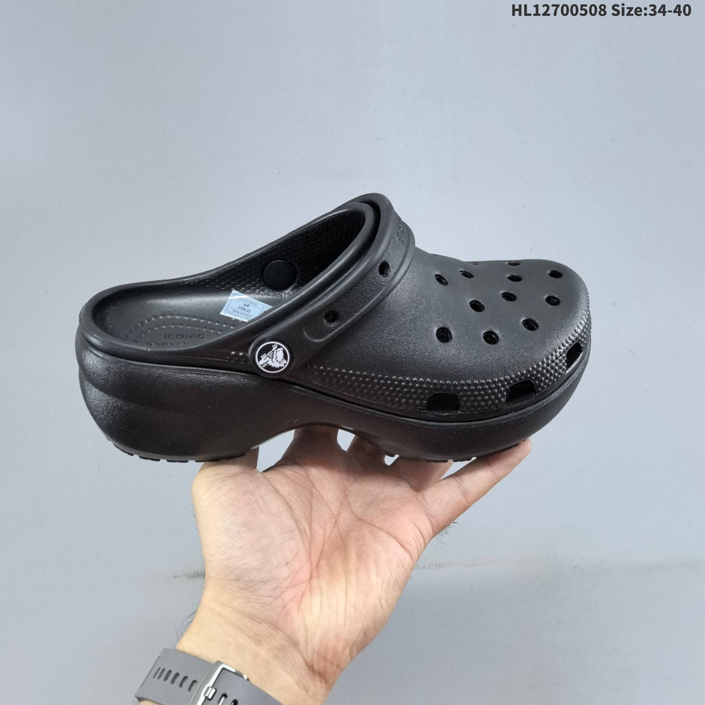 Crocs Classic Platform Clog with Ventilation Holes