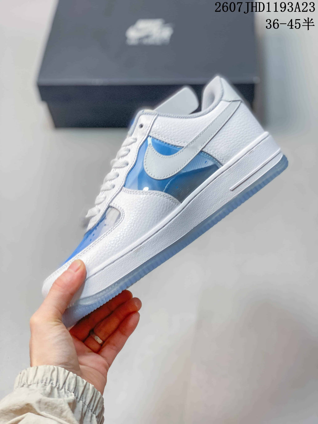Nike Air Force 1 ’07 Low White Blue Sneakers